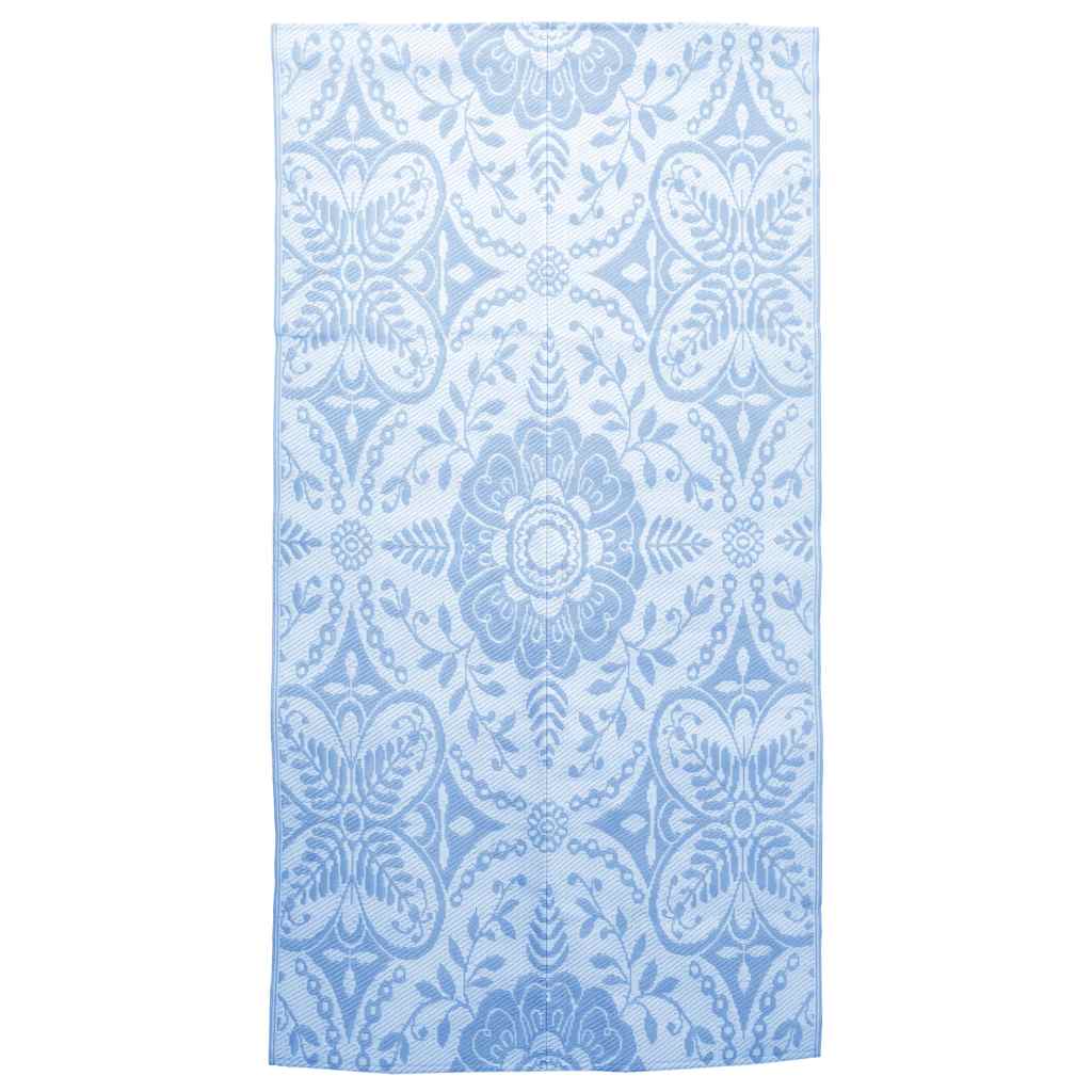 Vidaxl außerhalb des Teppichs Arakil 120x180 cm pp Babyblau