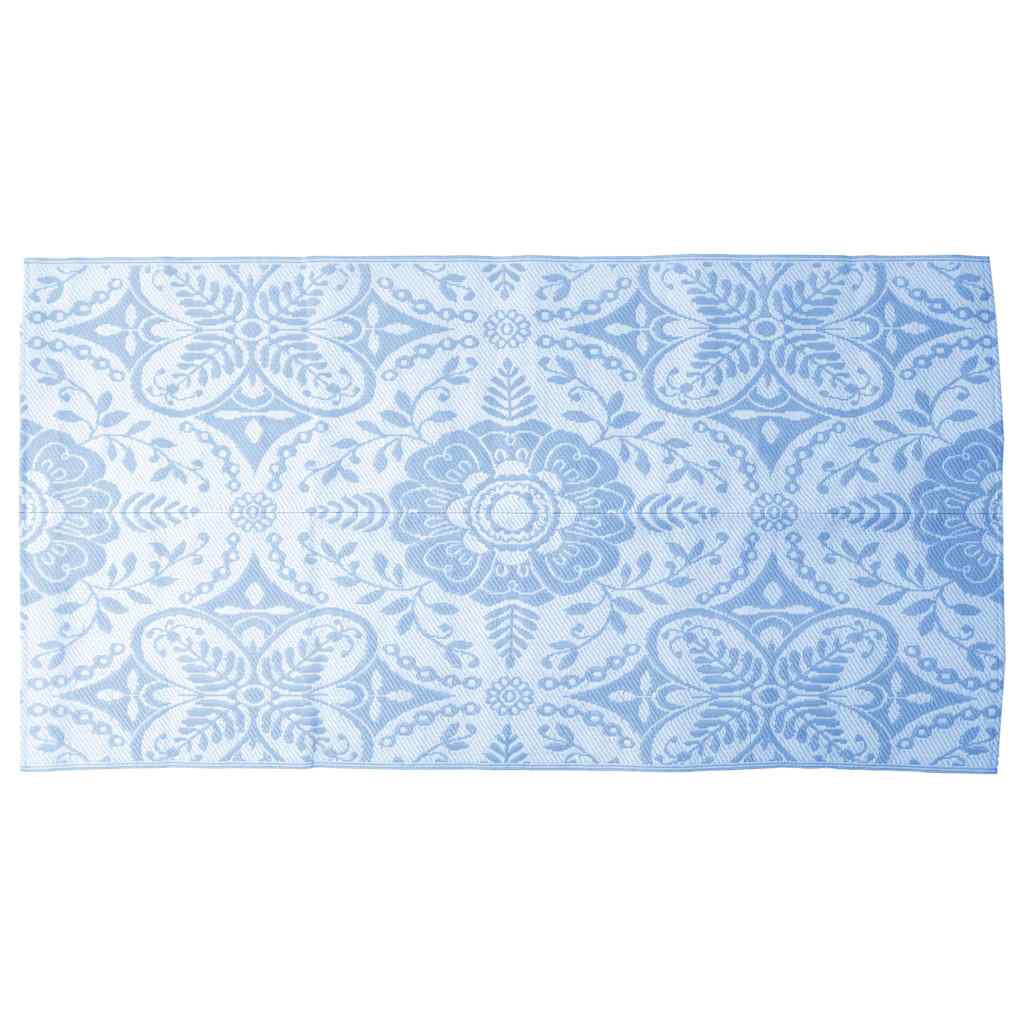 Vidaxl außerhalb des Teppichs Arakil 120x180 cm pp Babyblau