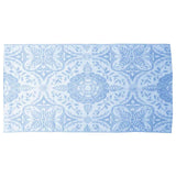 Vidaxl afuera de la alfombra Arakil 120x180 cm pp azul bebé