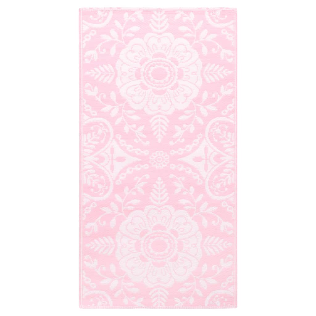 Vidaxl Extérieur Rug 80x150 cm pp rose