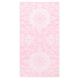 Vidaxl buitenkleed arakil 80x150 cm pp roze