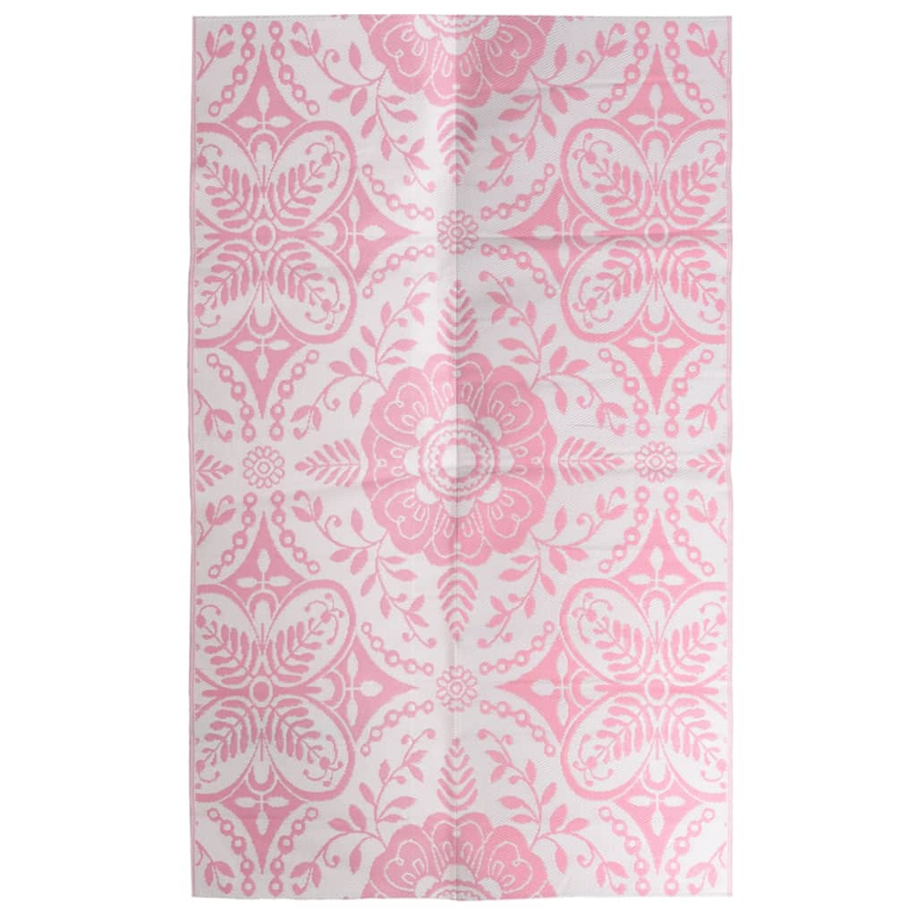 Vidaxl außerhalb Teppich 160x230 cm pp Pink