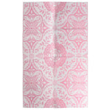 Vidaxl utanför mattan 160x230 cm pp rosa