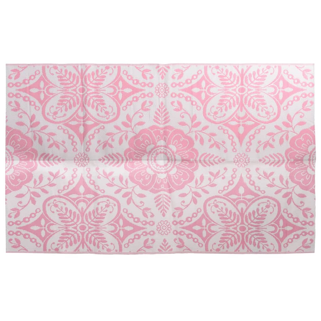 Vidaxl à l'extérieur du tapis 160x230 cm pp rose