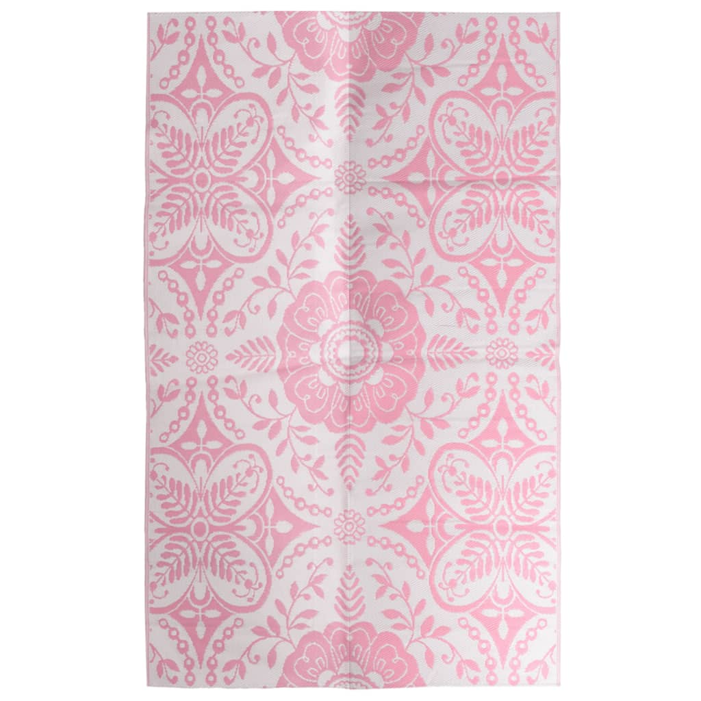 Vidaxl utenfor teppet Arakil 190x290 cm pp rosa