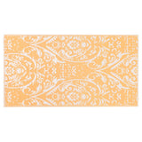 Vidaxl buitenkleed arakil 160x230 cm pp oranje en wit