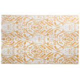 Vidaxl buitenkleed arakil 190x290 cm pp oranje en wit