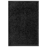 Vidaxl Doormat Washable 40x60 cm czarny