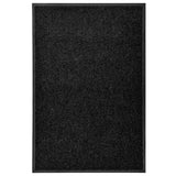 Vidaxl deurmat wasbaar 60x90 cm zwart