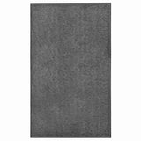 Vidaxl deurmat wasbaar 90x150 cm antraciet