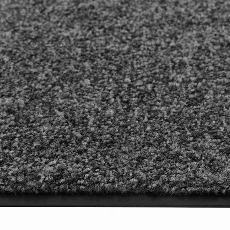 Vidaxl deurmat wasbaar 120x180 cm antraciet
