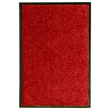 Vidaxl deurmat wasbaar 40x60 cm rood