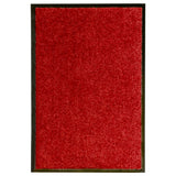 VIDAXL ROORMAT lavabile 40x60 cm rosso