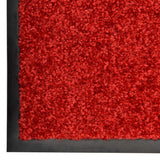 VIDAXL ROORMAT lavabile 40x60 cm rosso