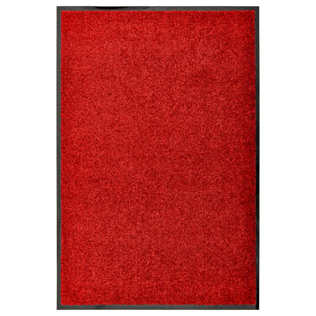 Vidaxl deurmat wasbaar 60x90 cm rood