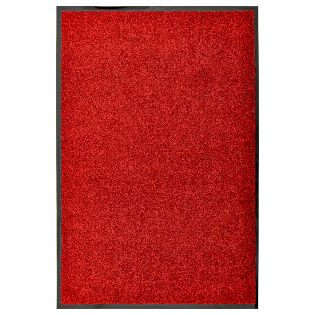 Vidaxl Pequero lavable 60x90 cm rojo