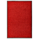 VIDAXL ROORMAT lavabile 60x90 cm rosso