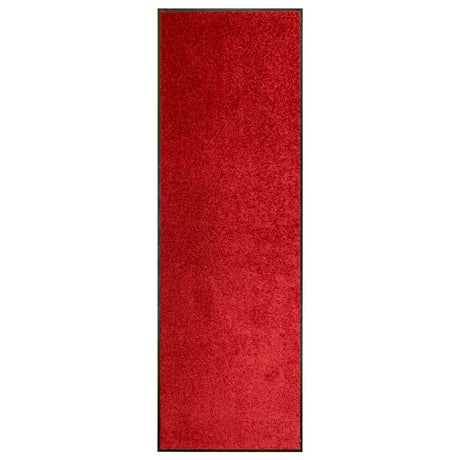 Vidaxl deurmat wasbaar 60x180 cm rood