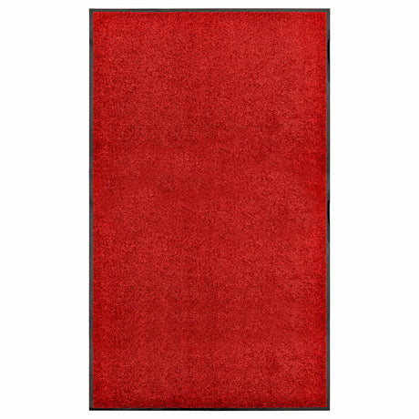 Vidaxl deurmat wasbaar 90x150 cm rood