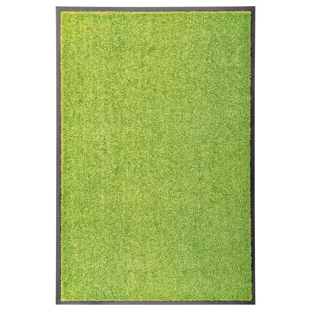 Vidaxl deurmat wasbaar 60x90 cm groen