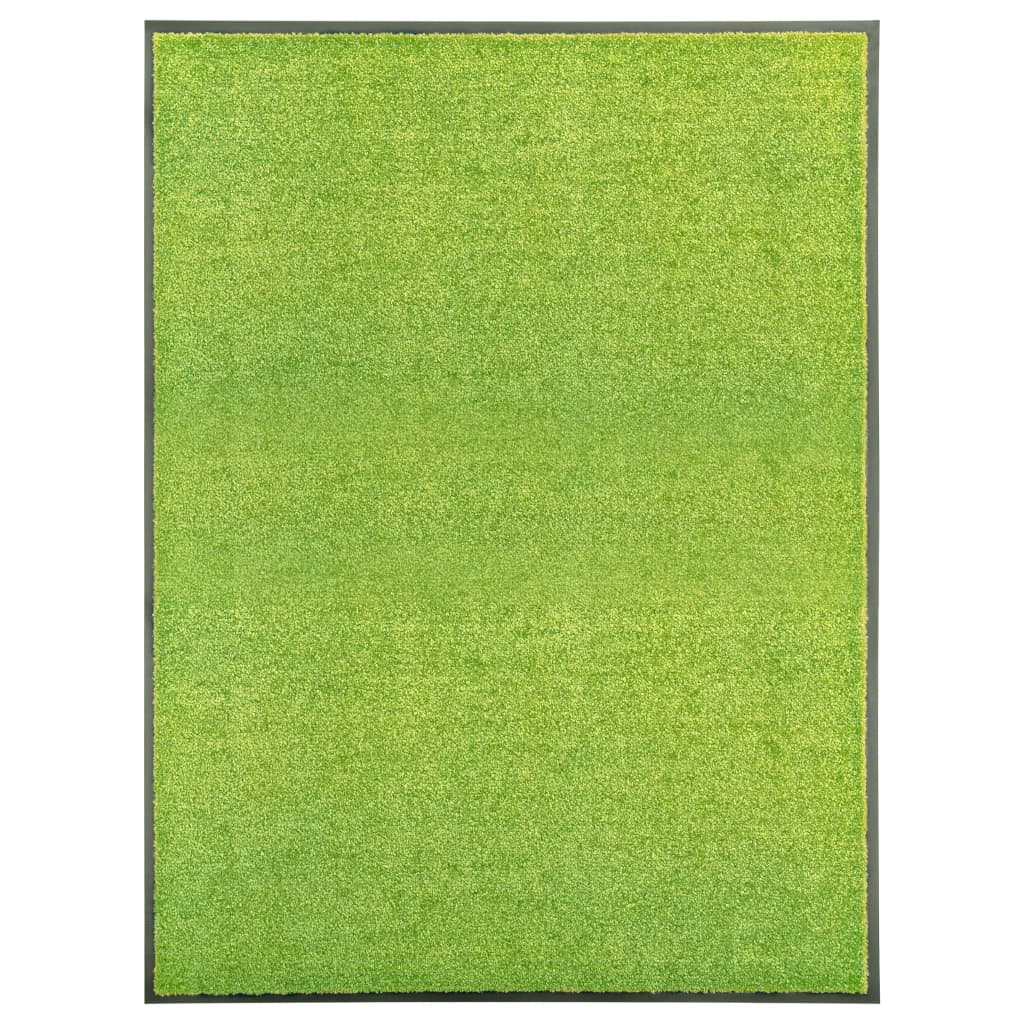 VIDAXL ROORMAT lavabile 90x120 cm Verde