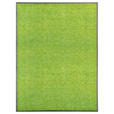 Vidaxl deurmat wasbaar 90x120 cm groen