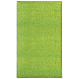 Vidaxl deurmat wasbaar 90x150 cm groen