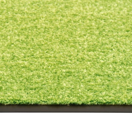 Vidaxl deurmat wasbaar 90x150 cm groen