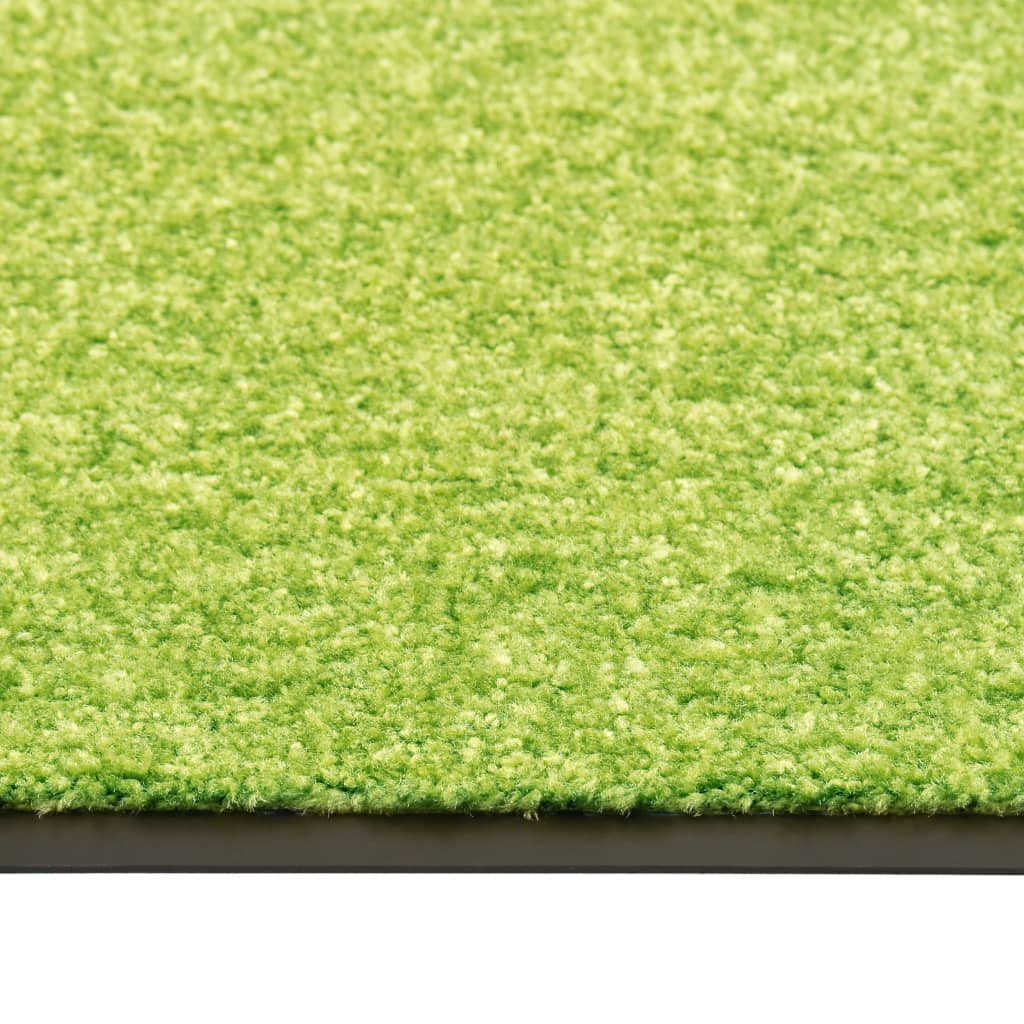 Vidaxl Doormat washable 120x180 cm green