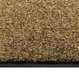 Vidaxl Doormat wäschen 60x90 cm Brown