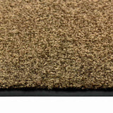 Vidaxl deurmat wasbaar 90x150 cm bruin