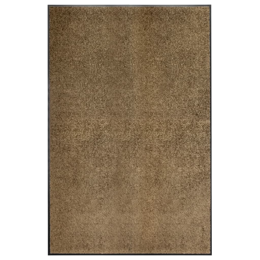 Vidaxl Doormat Washable 120x180 cm Brown