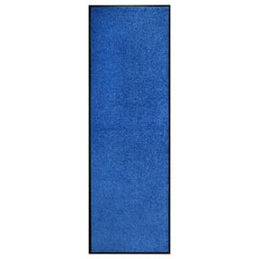 Vidaxl deurmat wasbaar 60x180 cm blauw