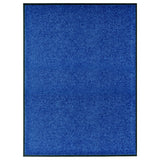 VIDAXL ROORMAT lavabile 90x120 cm blu