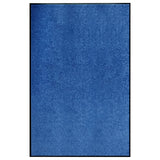 Vidaxl Doormat washable 120x180 cm blue