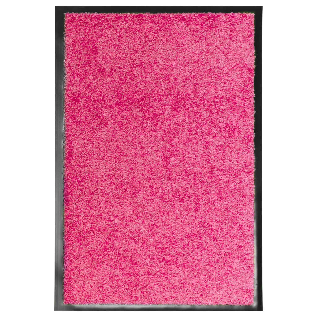 Vidaxl deurmat wasbaar 40x60 cm roze