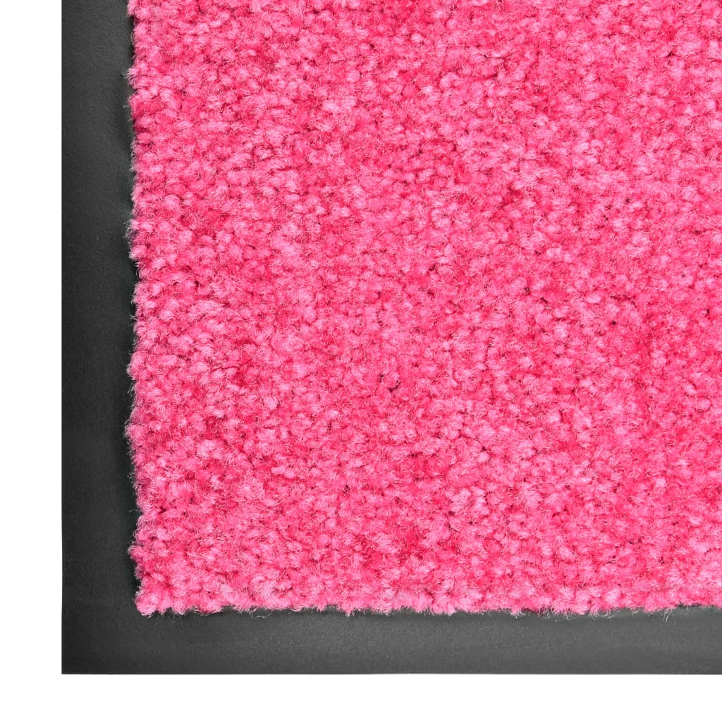 Vidaxl zerbino rosa lavabile da 40x60 cm rosa