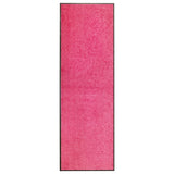 Vidaxl DOORMAT lavable 60x180 cm rose