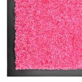 Vidaxl DOORMAT lavable 60x180 cm rose