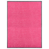 Vidaxl Doormat Washable 90x120 cm Pink