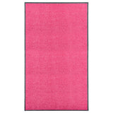 Vidaxl deurmat wasbaar 90x150 cm roze