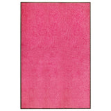 Vidaxl dörrmatta tvättbar 120x180 cm rosa