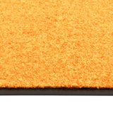 Vidaxl Doormat Washable 60x90 cm pomarańczowy