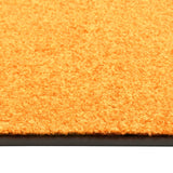 Vidaxl Doormat wäschen 90x120 cm orange