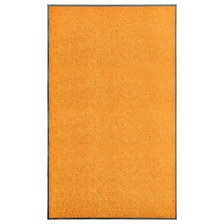Vidaxl deurmat wasbaar 90x150 cm oranje