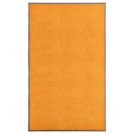 Vidaxl deurmat wasbaar 90x150 cm oranje