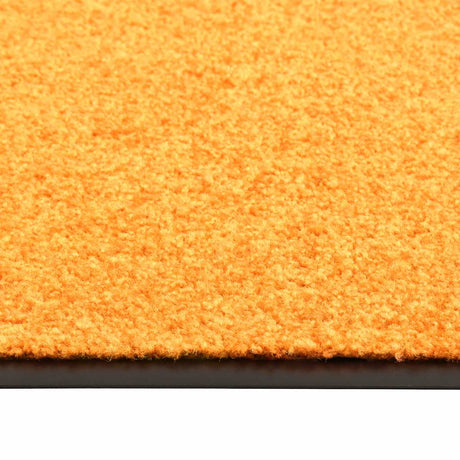 Vidaxl deurmat wasbaar 90x150 cm oranje