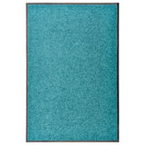 Vidaxl deurmat wasbaar 60x90 cm cyaan