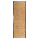 Vidaxl deurmat wasbaar 60x180 cm crème