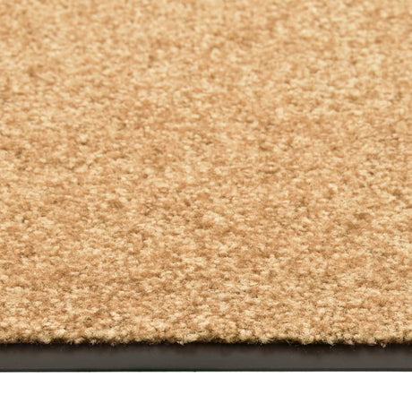 Vidaxl deurmat wasbaar 60x180 cm crème